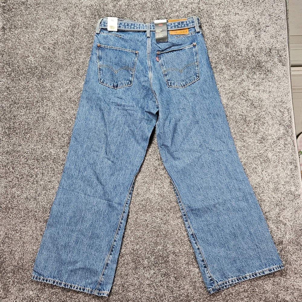 Levi's Premium Twisted Baggy Jeans Mens Fits 32x30 Tag 32x32 Irregular Denim NWT